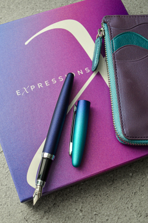 Set Cadou Sheaffer VFM Expression – Stilou & Portcard din piele [8]