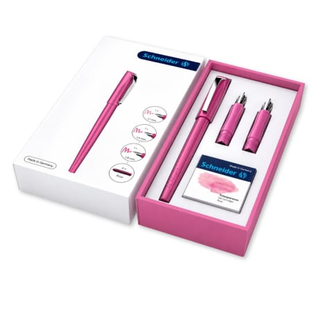 Brand - Set Cadou Stilou Caligrafie Callissima Pink, Schneider