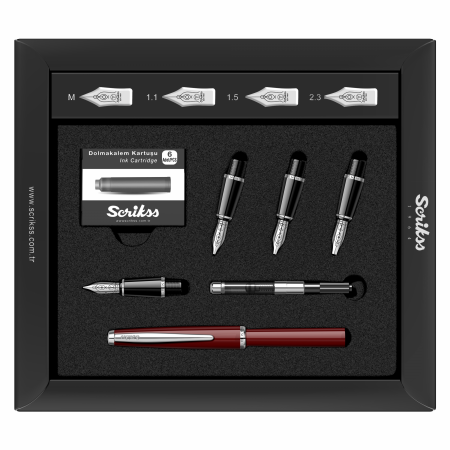 Set Calligraphic Pen Set Burgundy CT, Scrikss [4]