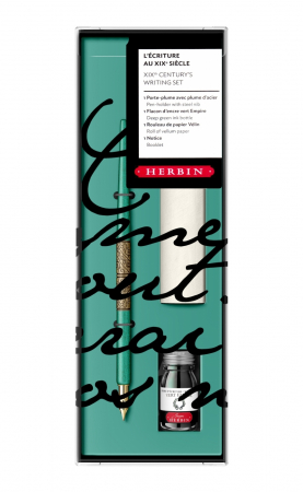 Jacques Herbin - Set de Caligrafie Beyond Age XIXth Century's Writing, Jacques Herbin