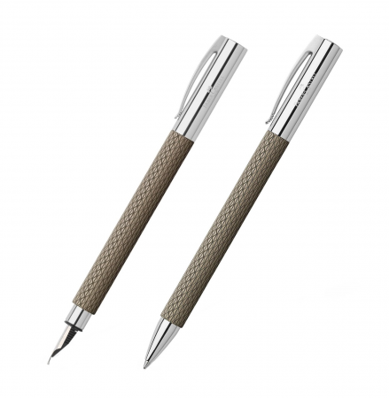 Faber-Castell - Set Stilou + Pix Ambition Opart Black Sand, Faber-Castell