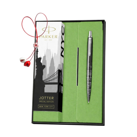 Brand - Set Pix Parker Jotter Royal Global New York + Agenda B6 Velvet + Martisor
