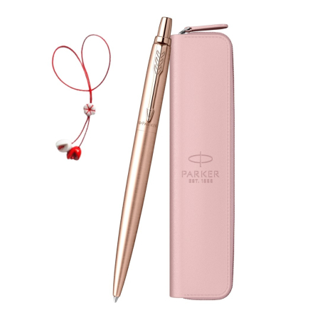 Brand - Set Pix Parker Jotter Royal Monoch.Rose gold + Etui cu fermoar + Martisor