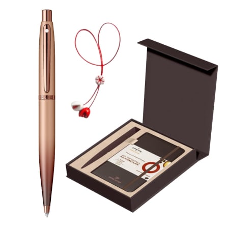 Nou! - Set Pix Sheaffer VFM Coffee + Caseta cadou cu agenda A6 + Martisor