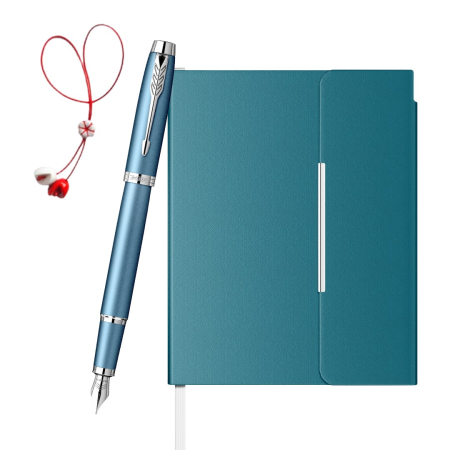 Brand - Set Stilou Parker IM Rituals  Blue + Agenda B6 Velvet + Martisor