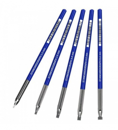 Tocuri - Set 5 Tocuri caligrafie 2.2/2.9/4.6/5/6.4 Standardgraph