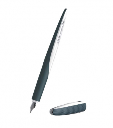Set Stilou + 3 Penite My.Pen Style Caligrafie Dark Shale, Herlitz [1]