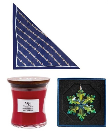 Set Stilou Allure Deluxe (White, Pink si Blue) + Fulg cristal + Esarfa + Lumanare parfumata, Waterman [4]