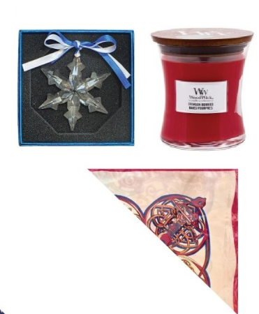 Set Stilou Allure Deluxe (White, Pink si Blue) + Fulg cristal + Esarfa + Lumanare parfumata, Waterman [4]