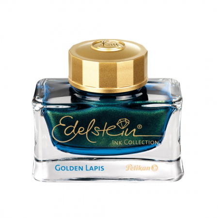 Set Stilou Classic M200 Golden Lapis + Edelstein Ink Golden Lapis 50 ml Gift Set, Pelikan [3]