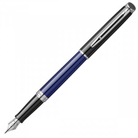 Set Stilou Hemisphere Colour Blocking Black & Blue PDT in cutie cu etui, Waterman [7]