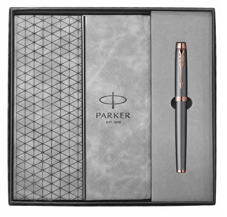 Brand - Set Stilou Parker IM The Finishing Touch Slate PGT + Agenda Parker