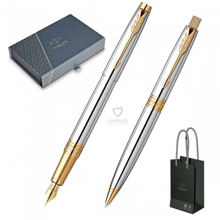 Seturi instrumente de scris - Set Stilou + Pix Aster Chrom GT, Parker