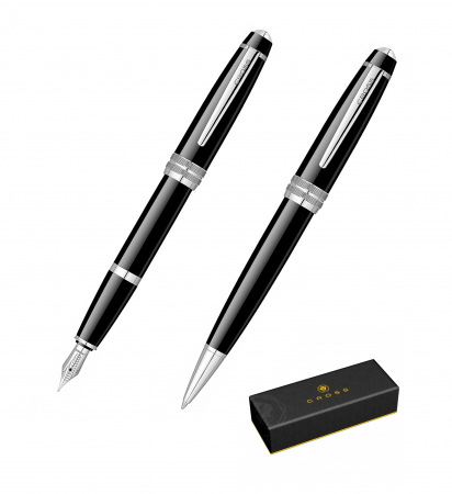 Seturi Cross Bailey - Set Stilou + Pix Cross Bailey Black Lacquer CT