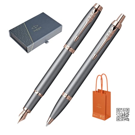 Nou! - Set Stilou + Pix IM Royal ​​​​​​​The Finishing Touch Slate PGT, Parker