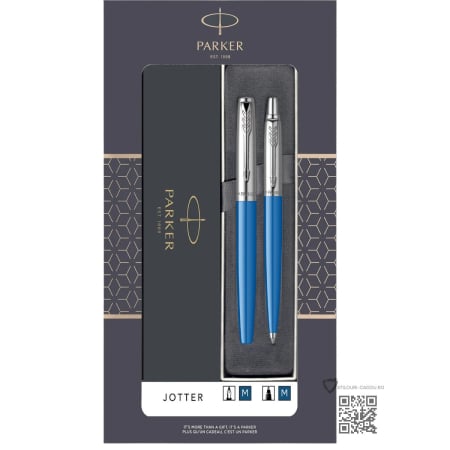 Seturi Parker - Set Stilou + Pix Jotter Original Electric Blue, Parker
