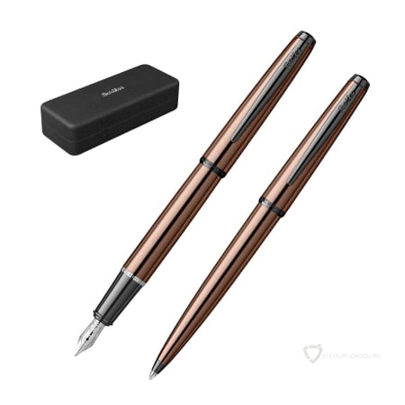 Seturi Scrikss - Set Stilou+ Pix Metropolis 78 Matte Black, Scrikss