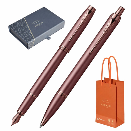 Seturi instrumente de scris - Set Stilou + Pix Parker IM Royal Monochrome Burgundy 