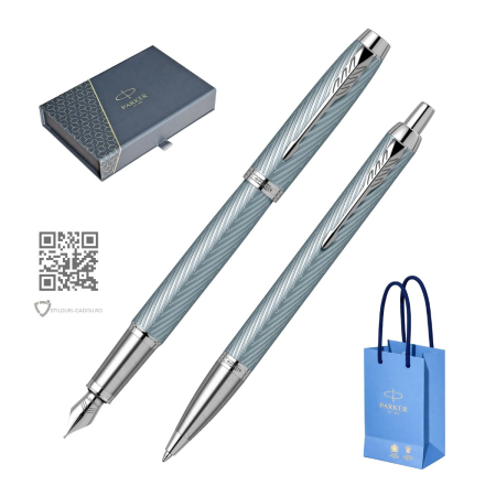 Seturi cadou Parker - Set Stilou + Pix IM Royal Premium Light Blue CT, Parker