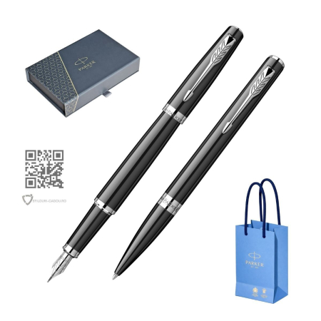 Nou! - Set Stilou + Pix Parker Meridian Black CT