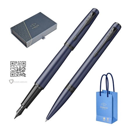 Nou! - Set Stilou + Pix Parker Meridian Blue BT