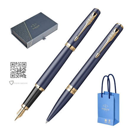 Nou! - Set Stilou + Pix Parker Meridian Blue GT