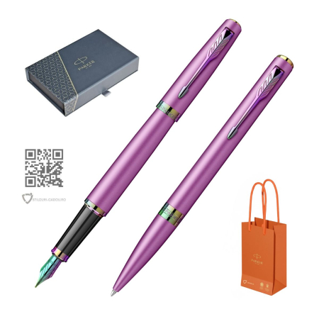 Nou! - Set Stilou + Pix Parker Meridian Grape RBT