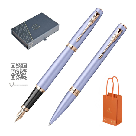 Nou! - Set Stilou + Pix Parker Meridian Lilac PGT