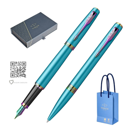 Nou! - Set Stilou + Pix Parker Meridian Teal RBT