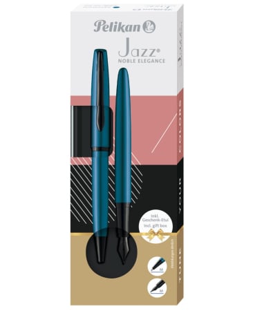 Seturi Pelikan Jazz - Set Stilou + Pix Pelikan Jazz Noble, Aquamarine