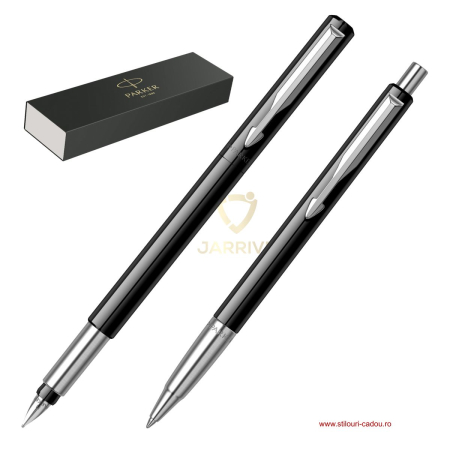 Nou! - Set Stilou + Pix Vector Standard  Black CT, Parker