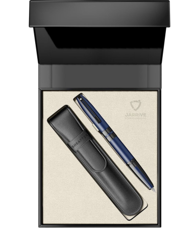 Set Stilou Sheaffer Icon  Metallic Blue BT + Caseta Cadou cu Etui Piele [1]