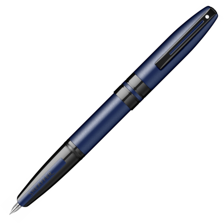 Set Stilou Sheaffer Icon  Metallic Blue BT + Caseta Cadou cu Etui Piele [4]