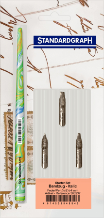 Seturi Caligrafie - Set Starter KIT Scris Italic 1,5, 2,5 si 4 mm, Standardgraph
