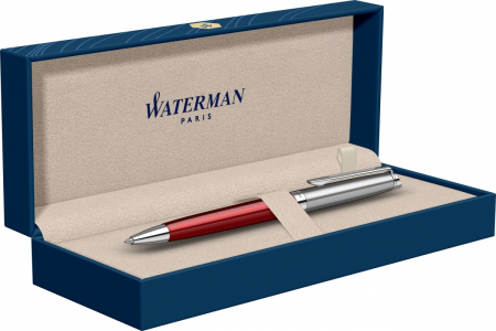 Pix Hemisphere Stainless Steel Red CT, Waterman [3]