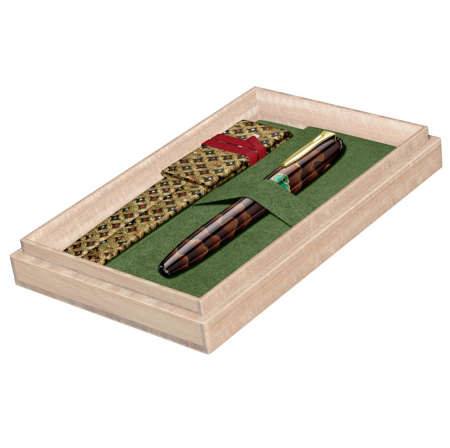 Stilou 18k Nib Izumo Yakumonuri Ginsen Yakumo GT 0.5 M, Platinum [1]