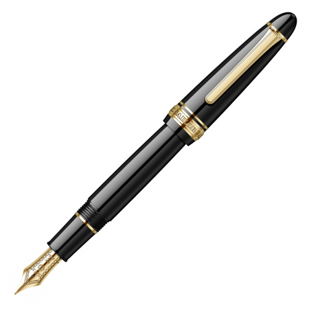 Instrumente de scris - Stilou 1911L Black GT Large Size 21K, Sailor