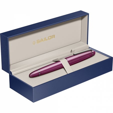 Stilou 1911L Metallic Simply Red GMT Ringless Large Size 21K Sailor [7]