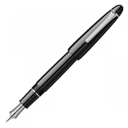 1911 Ringless - Stilou 1911L Simply Black RHT Ringless Large Size 21K, Sailor