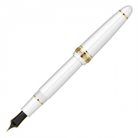 Stilou 1911L White GT Large Size 21K, Sailor [6]