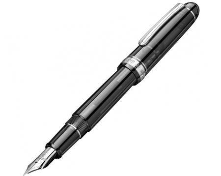 Stilou #3776 CENTURY  Black Diamond RHT 14K, Platinum [9]