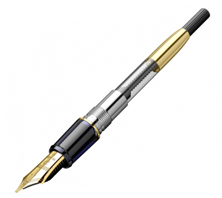 Stilou #3776 Century Chartres Blue 14K, Platinum [7]