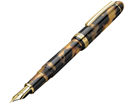 Stilou Platinum #3776 Century Celluloid Tortoise 14K, Platinum [7]
