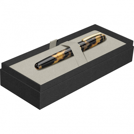 Stilou Platinum #3776 Century Celluloid Tortoise 14K, Platinum [11]