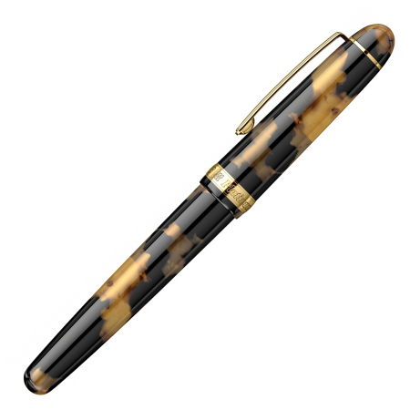 Stilou Platinum #3776 Century Celluloid Tortoise 14K, Platinum [3]