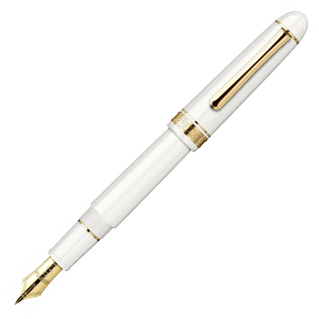 Instrumente de scris - Stilou #3776 Century Chenonceau White 14K, Platinum