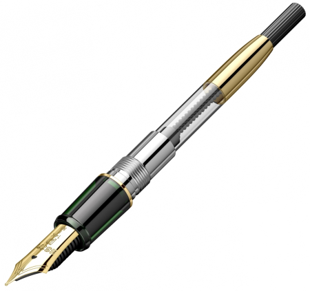 Stilou #3776 Century Laurel Green 14K, Platinum [7]
