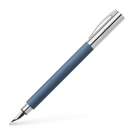 Stilouri clasice - Stilou Ambition Precious Resin Blue, Faber-Castell