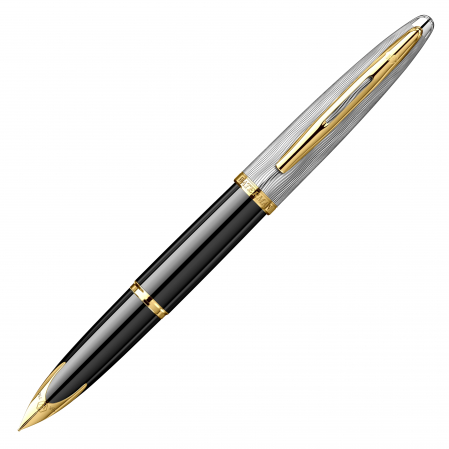 Waterman - Stilou Carene SE DeLuxe Reflets De Paris Black GT Stilou 18k Nib, Waterman