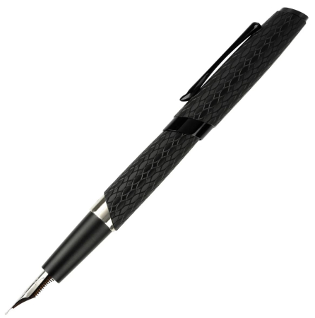 Cobra - Stilou Cobra Guilloche Black, Diplomat